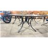 Image 2 : TELESCOPE CASUAL GLASS TOP BLACK CAST ALUMINUM PATIO TABLE 60"L X 40.5"W X 28"H