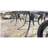 Image 2 : TELESCOPE CASUAL GLASS TOP BLACK CAST ALUMINUM PATIO TABLE 55"L X 31.5"W X 28.25"H