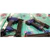 Image 2 : 3 AIR STAPLERS AND BLACK AND DECKER 20V LITHIUM JIGSAW WITH CHARGER