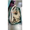 Image 1 : LARGE TOTE WITH TIE DOWN AND TOW STRAPS ETC.