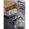 Image 2 : 6 NEW PRIVACY DOOR HANDLES, SATIN NICKEL FINISH, 5 RIGHT AND 1 LEFT HAND OPEN