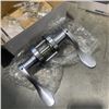 Image 2 : 6 NEW PRIVACY DOOR HANDLES, SATIN NICKEL FINISH, RIGHT HAND OPEN