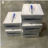 Image 2 : 6 NEW PRIVACY DOOR HANDLES, SATIN NICKEL FINISH, RIGHT HAND OPEN