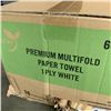 Image 2 : BOX OF LEAF PREMIUM SINGLEFOLD WHITE PAPER TOWEL