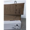Image 2 : WHITE PNEUMATIC ARM SINGLE ULTRAWIDE MONITOR WALL MOUNT, PNEUMATIC ARM SINGLE MONITOR DESK MOUNT AND