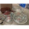 Image 2 : TOTE OF GLASS BAKEWARE AND HOT PLATE, WORKING