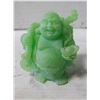 Image 1 : GREEN BUDHA LUCITE STATUE