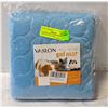 Image 1 : COOLING MAT PAD BED MATTRESS FOR PETS BLUE NEW