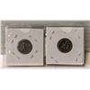 Image 1 : 2PC UNITED STATE P ROOSEVELT MAJOR STUCK THRU