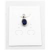 Image 1 : #96-NATURAL BLUE SAPPHIRE  PENDANT