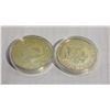 Image 1 : 2 TRUMP U.S.A. PRESIDENTIAL LIBERTY COINS IN CASES