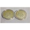 Image 1 : 2 TRUMP U.S.A. PRESIDENTIAL LIBERTY COINS IN CASES