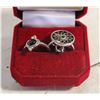 Image 1 : 2 ESTATE RINGS TOGETHER IN BOX-ESTATE