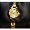 Image 1 : 18) GOLD TONE ROUND FACED TCK LADIES QUARTZ