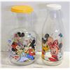 Image 1 : 2 DISNEY MILK/JUICE JUGS