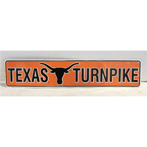 METAL SIGN TEXAS 5X24 INCH