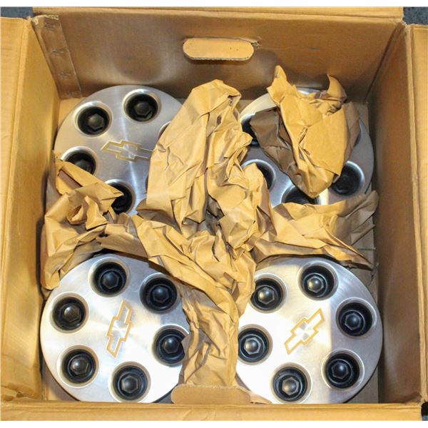 SET OF 4 NEW CHEVY 5096 CENTER CAPS