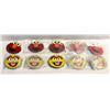 Image 1 : 10 SESAME STREET BELT BUCKLES -NEW