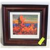 Image 1 : TOM THOMSON "AUTUMN FOLIAGE" 10X10 FRAMED
