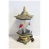 Image 1 : VINTAGE FIBEROPTIC FLOWER PAGODA LAMP NOT WORKING