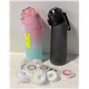 Image 1 : 2 X AIR UP WATER BOTTLES WITH 13 SCENT PODS
