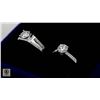 Image 2 : #1301-HIS AND HERS WEDDING SET WITH 1.00 CT GRA