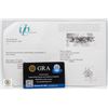 Image 3 : #1299-3.60 CT TW GRA CERTIFIED ROUND BRILLIANT CUT