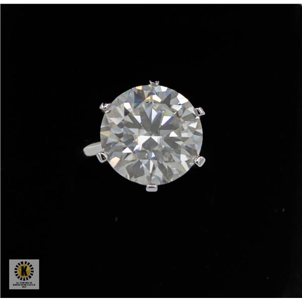 #1283-10.00 CT GRA CERTIFIED ROUND BRILLIANT CUT