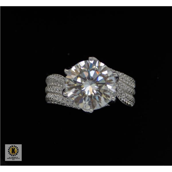 #1282-5.00 CT GRA CERTIFIED ROUND BRILLIANT CUT