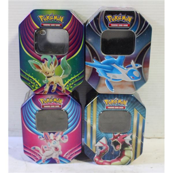 4 COLLECTOR POKEMAN TINE