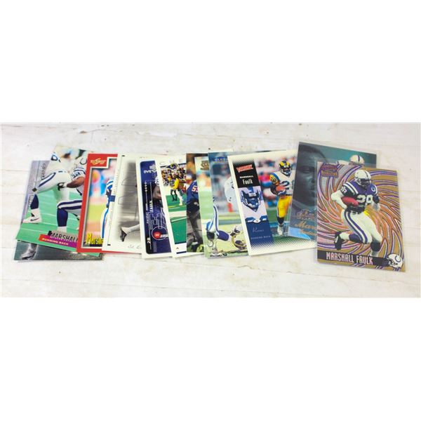 12 NFL SUPER BOWL CHAMPION MARHALL FUALK CARDS