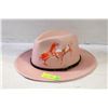 Image 1 : MEN AND WOMEN WIDE BRIM WOOL FELT FEDORAL HAT