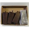 Image 1 : SET OF 4 WOODEN FURNITURE LEGS SOLID WOOD SQUARE