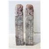 Image 1 : 2PCS ANTIQUE SHOUSHAN STONES ONE HAS