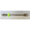 Image 1 : 19 INCH SOLID BRASS PITCHFORK WITH GOBLIN