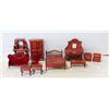 Image 1 : BIN OF FANCY DOLLHOUSE FURNITURE