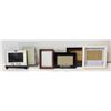 Image 1 : BOX OF 5 PHOTO FRAMES; (WOOD, PLASTIC, GLASS)