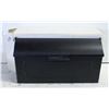 Image 2 : UNCLAIMED - METAL HANGING MAILBOX BLACK NEW IN BOX