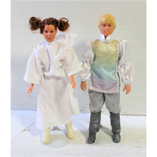 ORIGINAL 76 & 76 LUKE & LEIA STARWARS