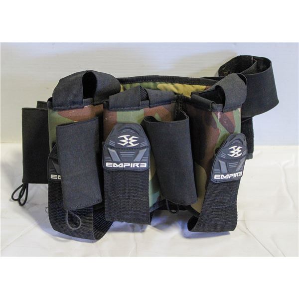 PAINTBALL POD BELT SZ L/XL CAMO, EMPIRE VELCRO