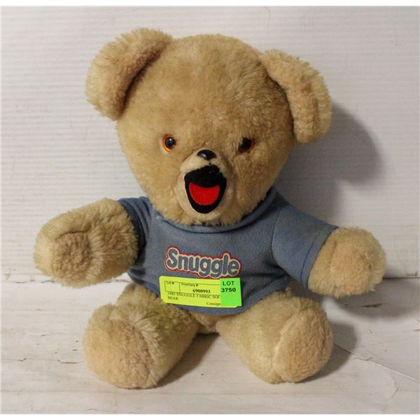1985 SNUGGLE FABRIC SOFTENER BEAR