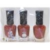 Image 1 : NEW 3 PACK OF SALLY HANSEN MIRACLE GEL NAIL COLOUR