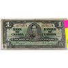 Image 1 : 1937 CANADIAN $1 DOLLAR BILL WITH