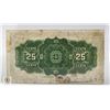 Image 2 : 1923 DOMINION OF CANADA 25 CENT SHIN