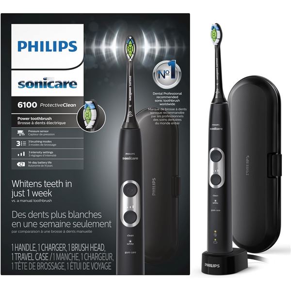 NEW WITH BOX PHILIPS SONICARE 6100 PROTECTIVE CLEA