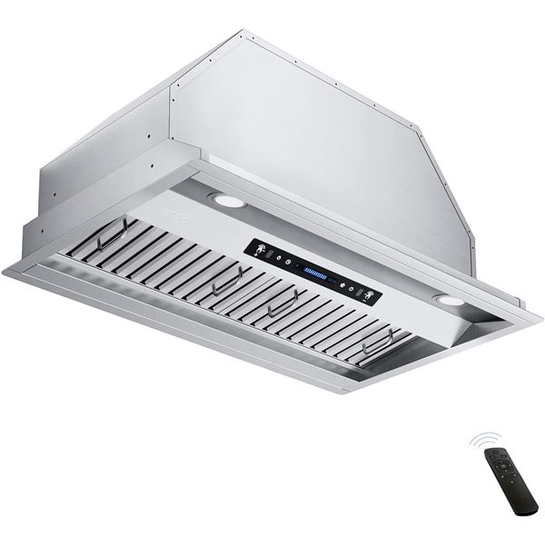 NEW WITH BOX IKTCH 36" BUILT IN/INSERT RANGE HOOD