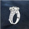 Image 2 : 10 CT GRA CERTIFIED ROUND BRILLLIANT MOISSANITE 925