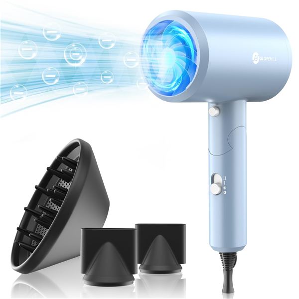 NEW SLOPEHILL HAIR AND TRAVEL DRYER MATTE BLUE