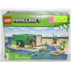 Image 1 : NEW WITH BOX LEGO MINECRAFT THE TURTLE BEACH HOUSE