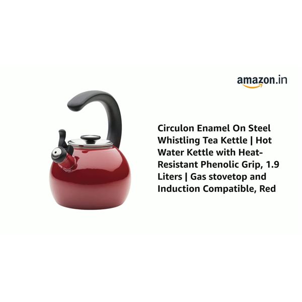 BRAND NEW 1.9L CIRCULON WHISTLING TEA KETTLE